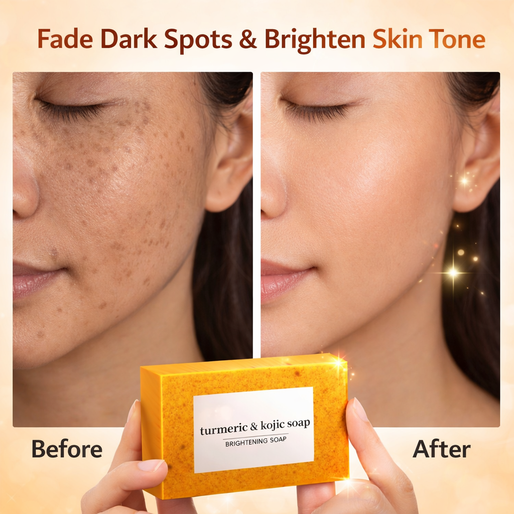 Lemon Turmeric and Kojic Acid Soap