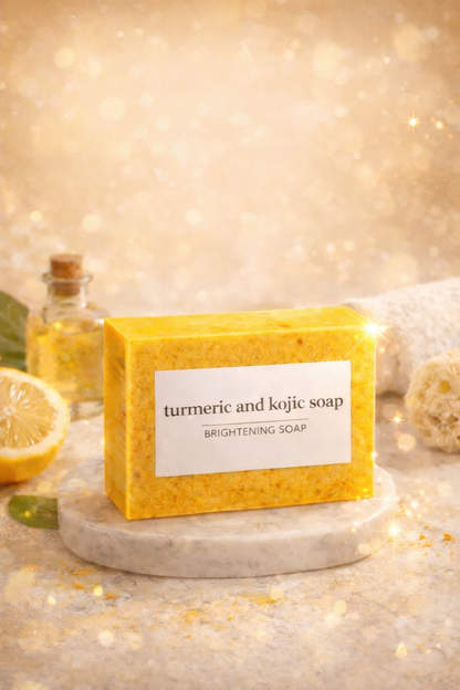 Lemon Turmeric and Kojic Acid Soap